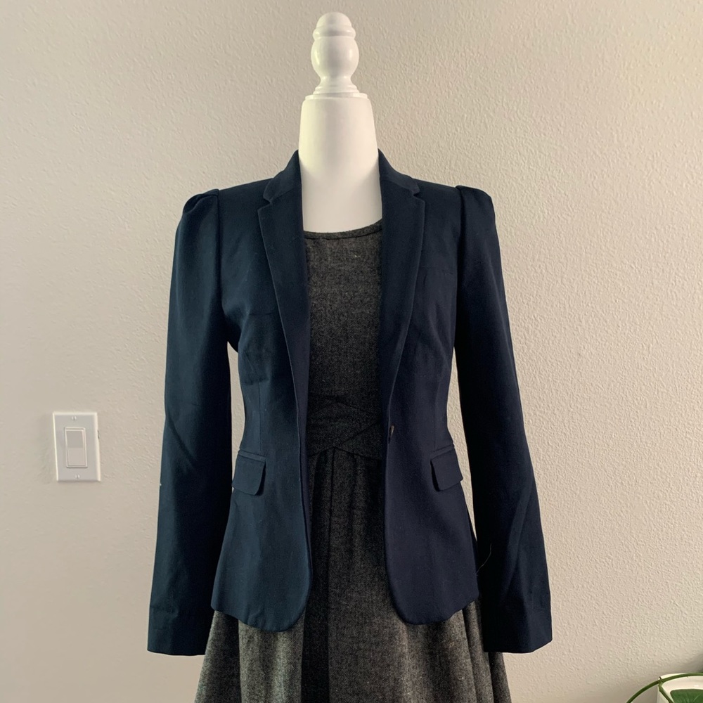 J. Crew Puffy Sleeve Blazer